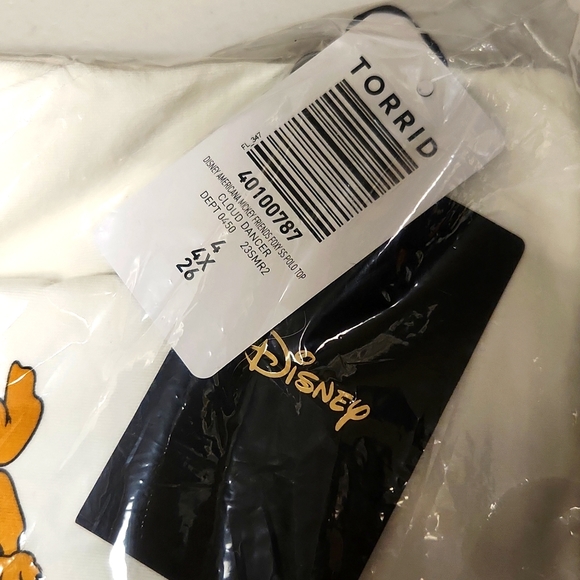 ❤️NWT VINTAGE TORRIID - MICKEY MINNIE MOUSE POLO JERSEY SHIRT - FOXY AMERICANA - Picture 7 of 15